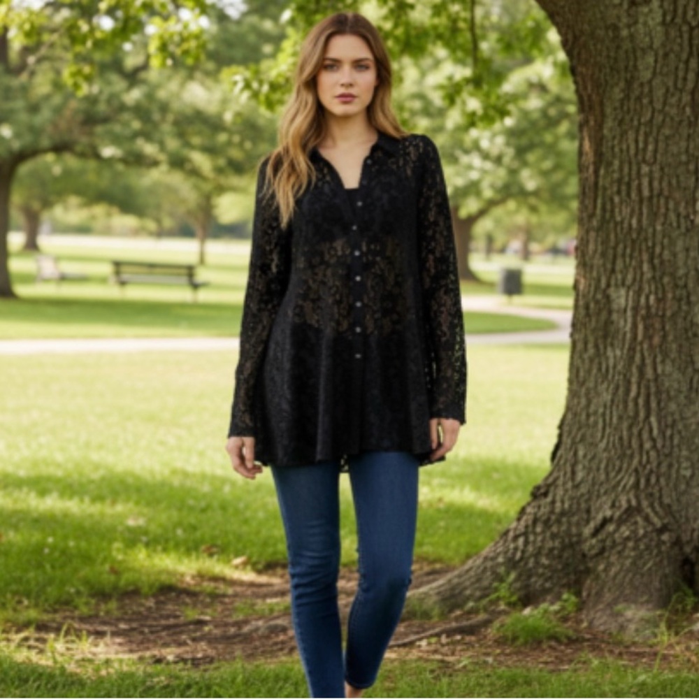 Free People Heather Swinghem Tunic Size Small - Picture 4 of 10